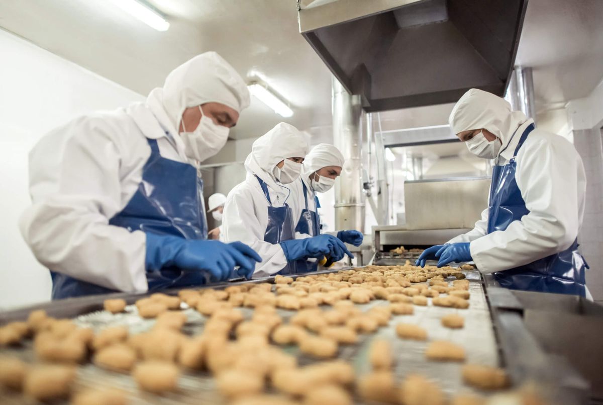 Luftqualität in Lebensmittelproduktionsumgebungen