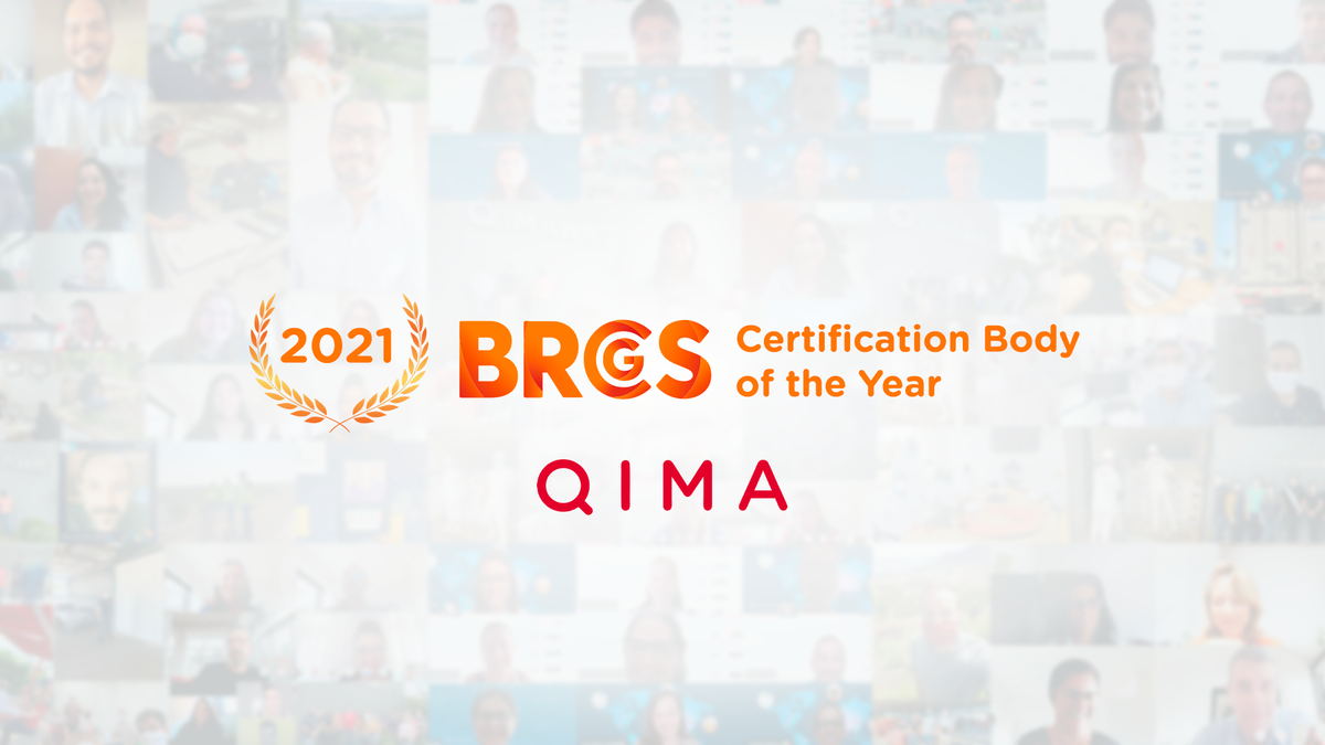 QIMA BRCGS Zertifizierungsstelle des Jahres