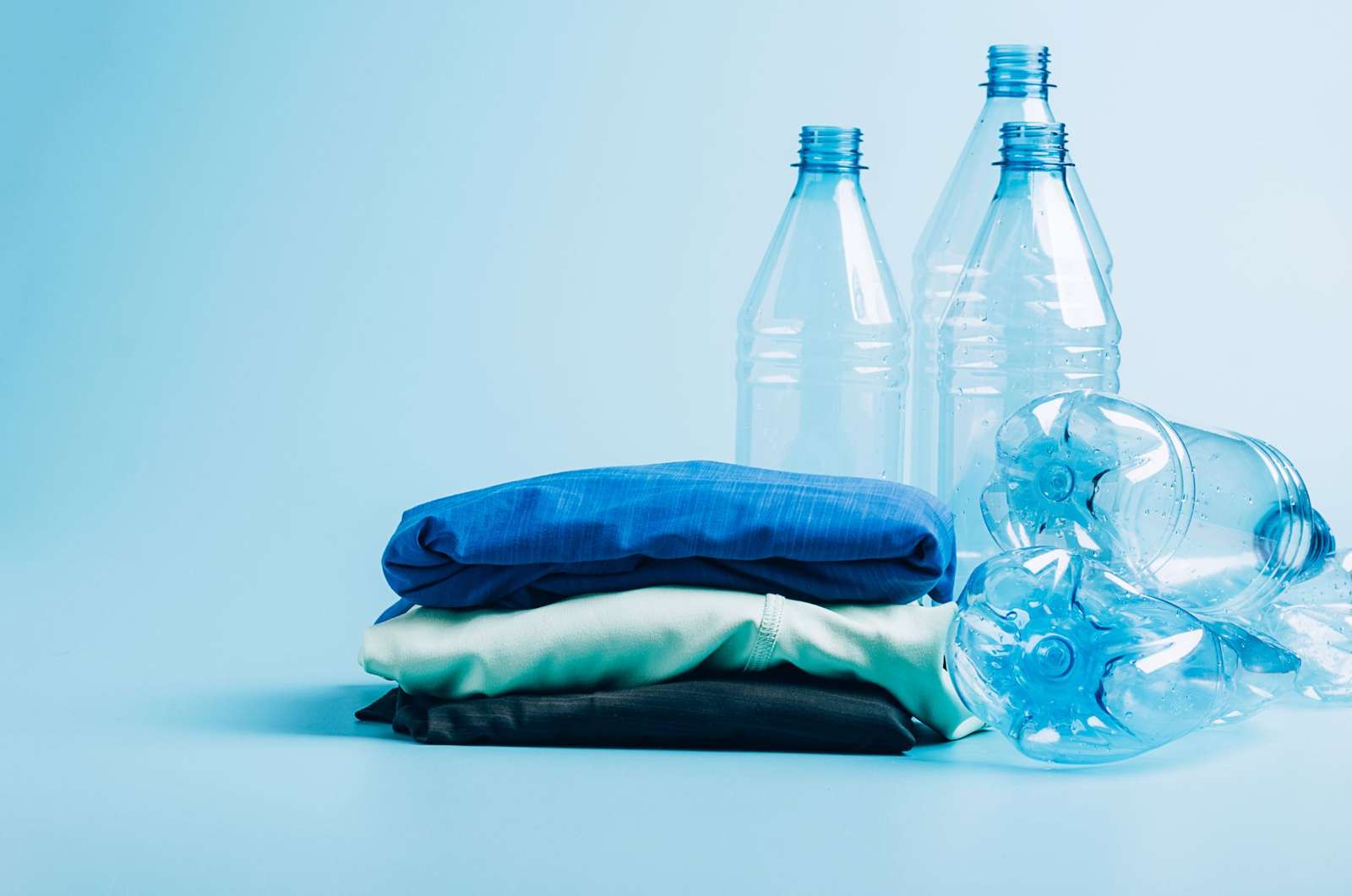 recycled plastic bottles and apparel